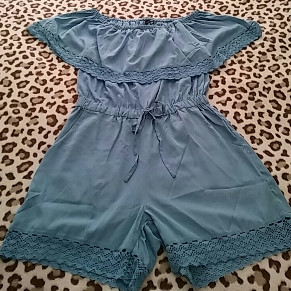 Off Shoulder Romper